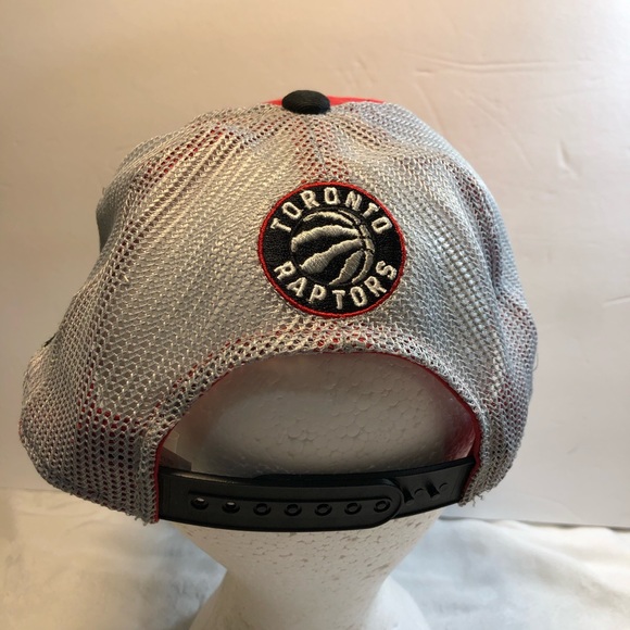 Adidas Toronto Raptors Snapback Hat Cap 2015 NBA Basketball  Mesh - Picture 9 of 13